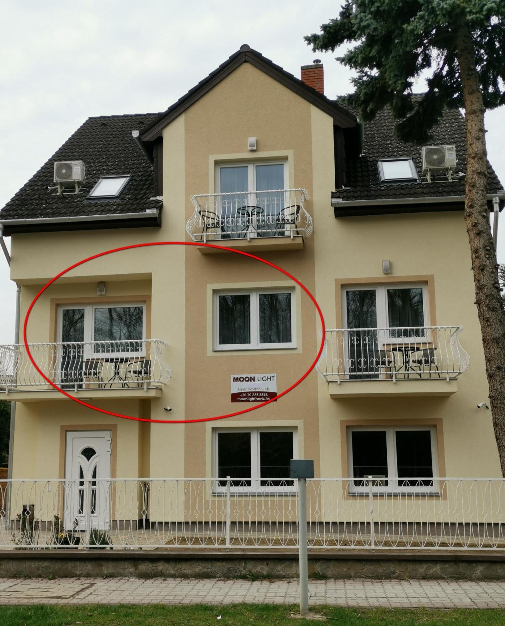 Apartmán Moon Light Hévíz Exteriér fotografie